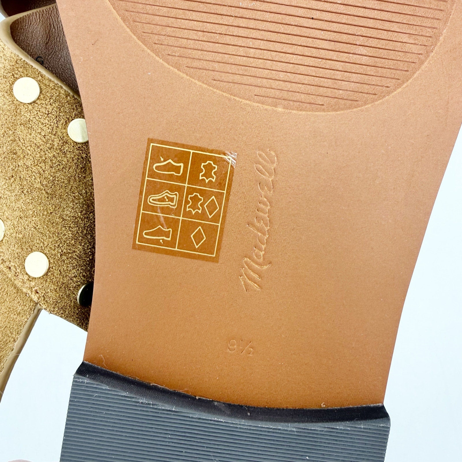 Madewell Womens Tuley Crossband Sandals US 9.5 M EU 39.5 Brown Leather NIB