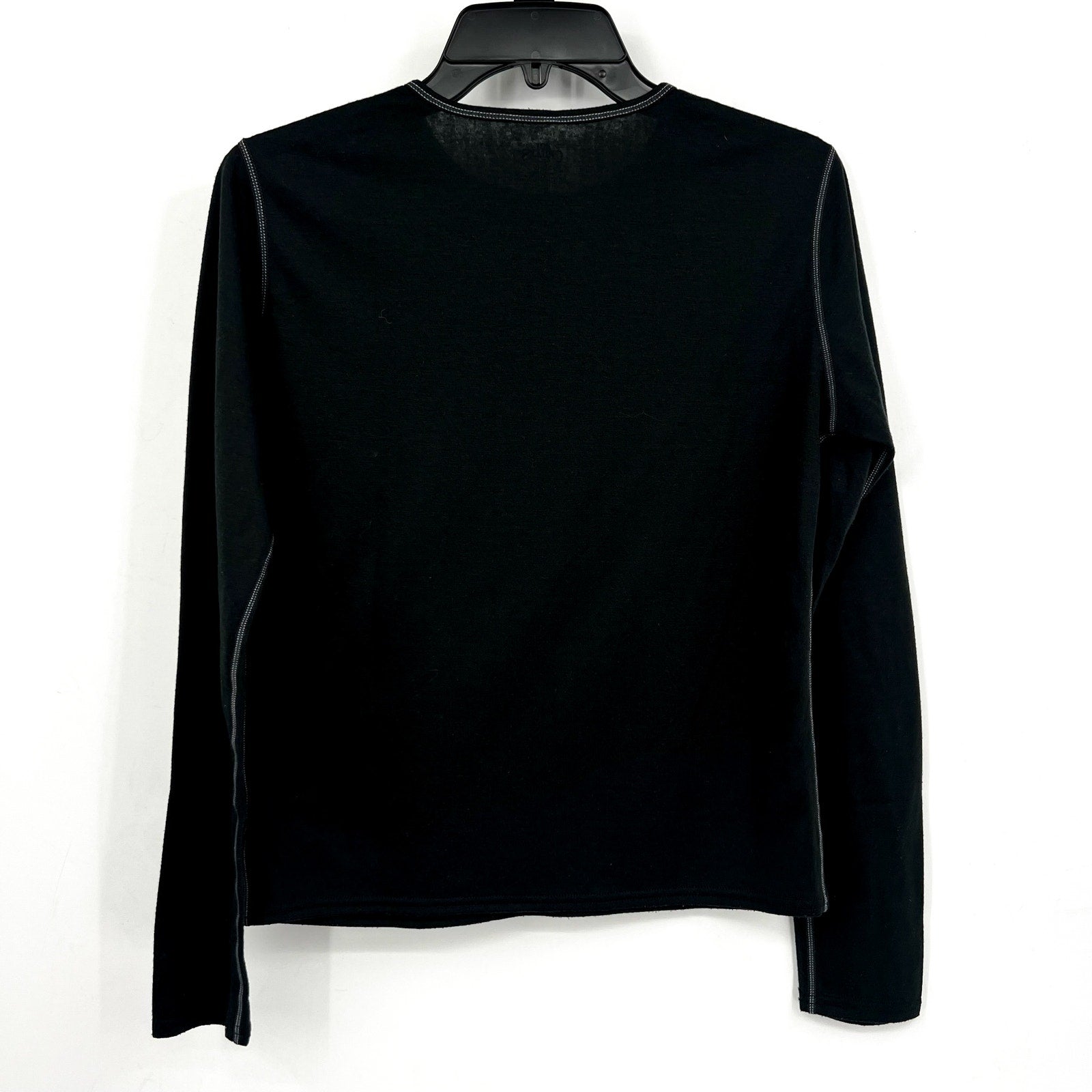HOT CHILLYS Youth Boy's Pepper Bi-Ply Crewneck Top XL Black Base Layer EUC
