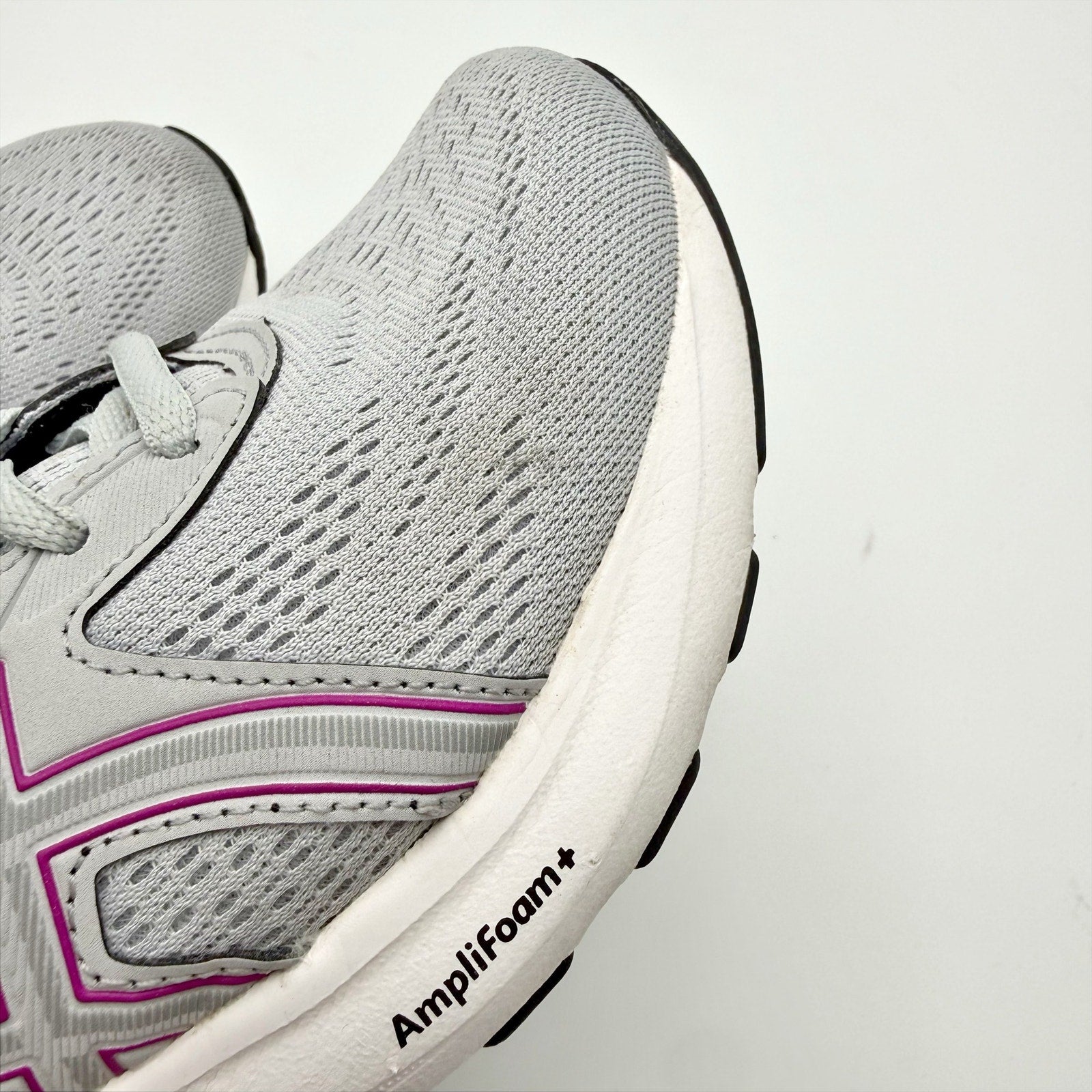 ASICS Womens GEL-Contend 9 Running Sneakers US 7 Wide Grey Purple Athletic NIB
