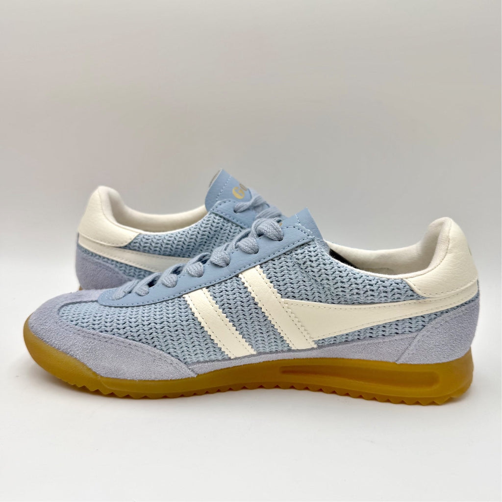 Gola Womens Tornado Zephyr Sneakers Size 7 EU 38 Blue Off White Leather NIB
