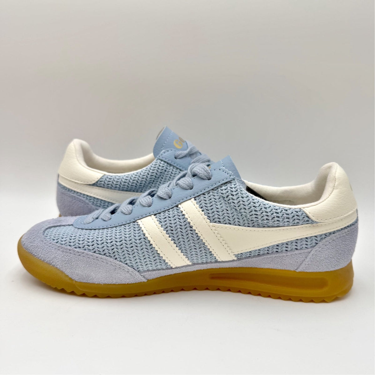 Gola Womens Tornado Zephyr Sneakers Size 7 EU 38 Blue Off White Leather NIB