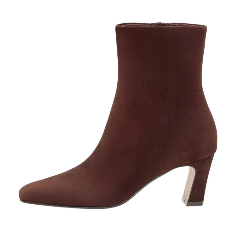 Steve Madden Womens Willa Ankle Booties US 9 M Brown Suede Boots NWOB