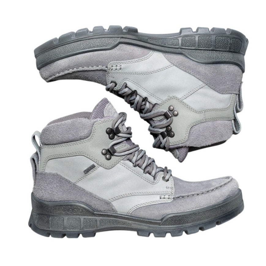 ECCO X Concepts Mens Track 25 Boots EU 44 US 10-10.5 Grey Leather Gortex NWT