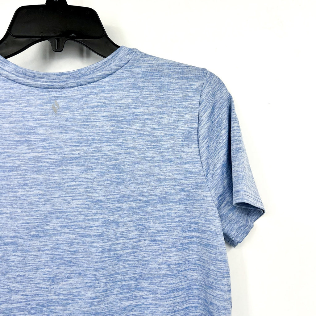 SKECHERS Women's GO DRI Swift Tunic Tee Small Light Blue Short Sleeve NWT