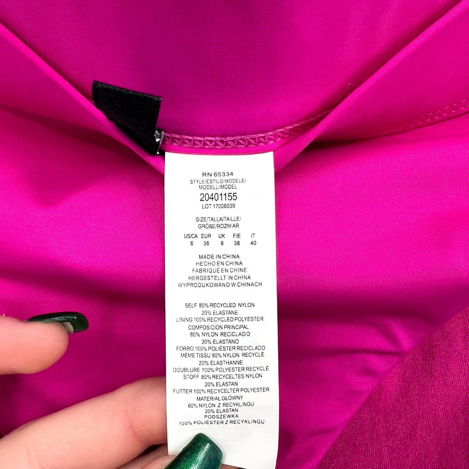 LAUREN RALPH LAUREN Classic Band Hipster Bikini Bottom Size 6 Freesia Pink NWT