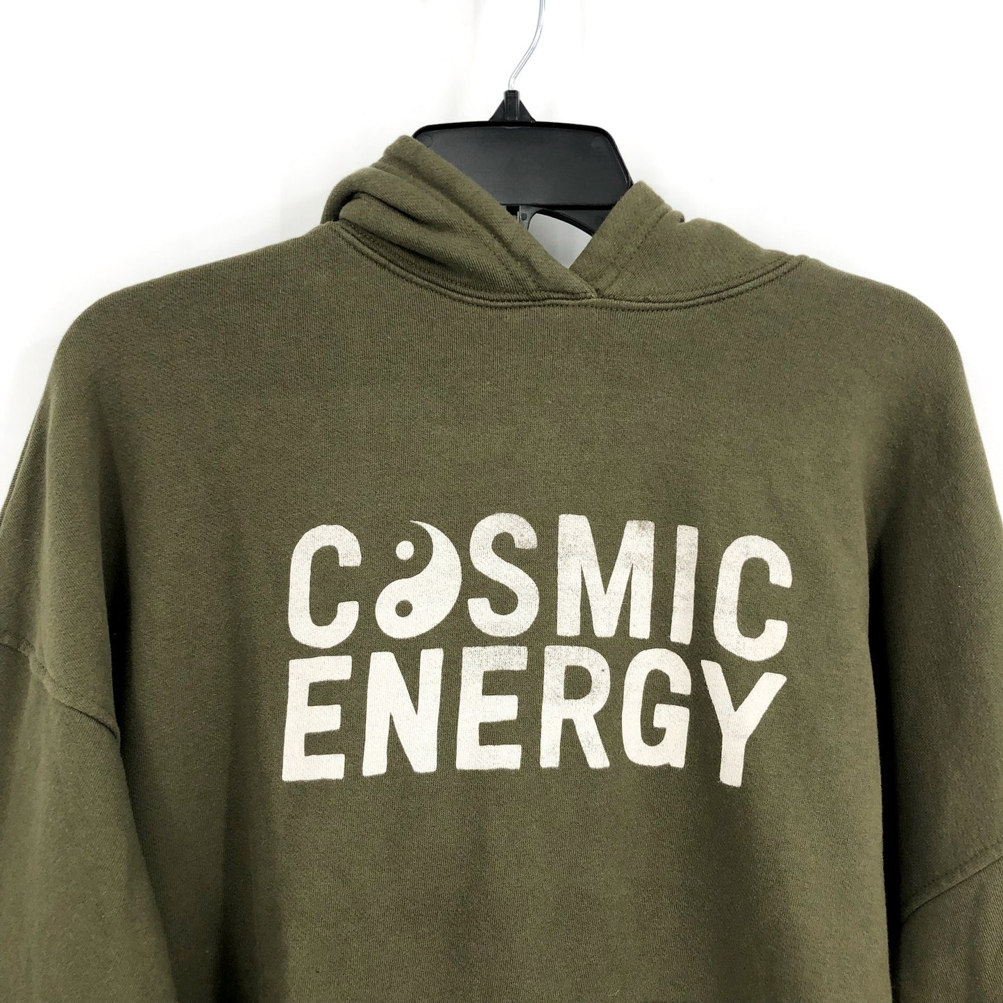 SPIRITUAL GANSTER Cosmic Energy Easy Hoodie Small Spruce Green Sweatshirt NWOT