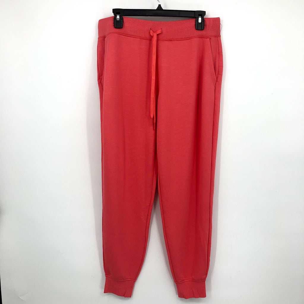 SKECHERS Women's GoLounge Restful Joggers Large Pink Coral Terry Sweatpants NWT