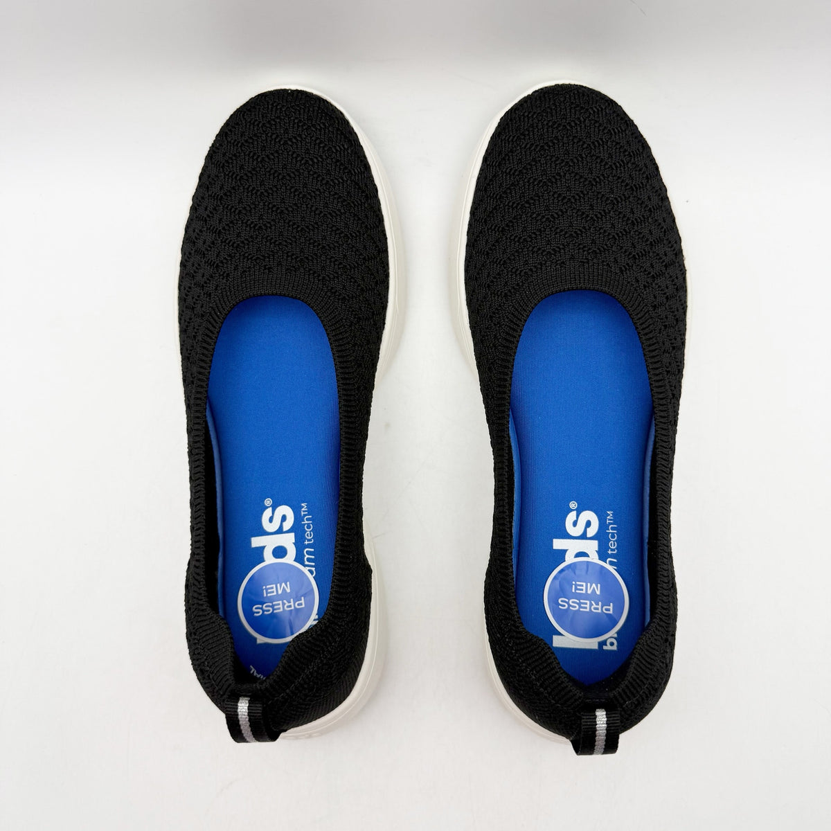 Keds Womens BlissWalk Skimmer Casual Shoes Size 7.5 M EU 38 Black Slip On NIB