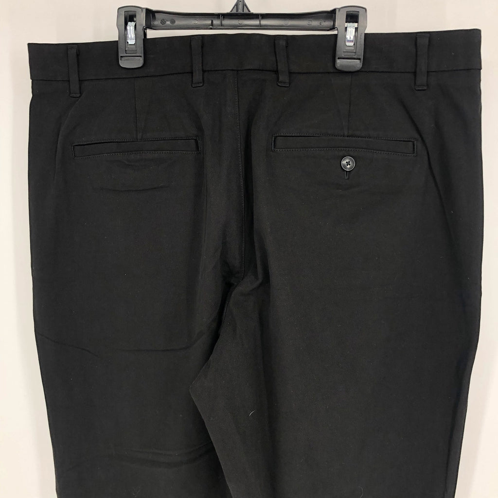EVERLANE Uniform Mens Performance Chino Pants 36x30 Black Athletic Fit NWT