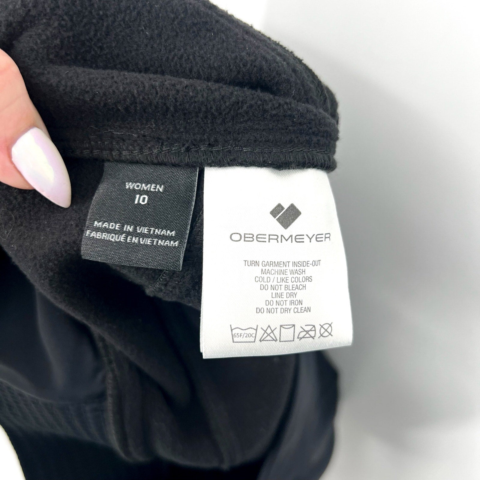 OBERMEYER Women's Jinks ITB Softshell Pants Size 10 Black Waterproof Stirrup NWT