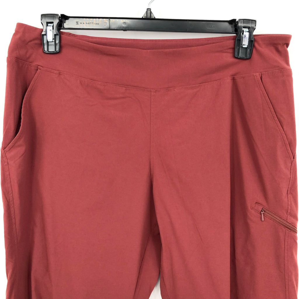 MOUNTAIN HARDWEAR Women's Dynama 2 Capri Pants XL Brick Red Pluot Hiking NWT