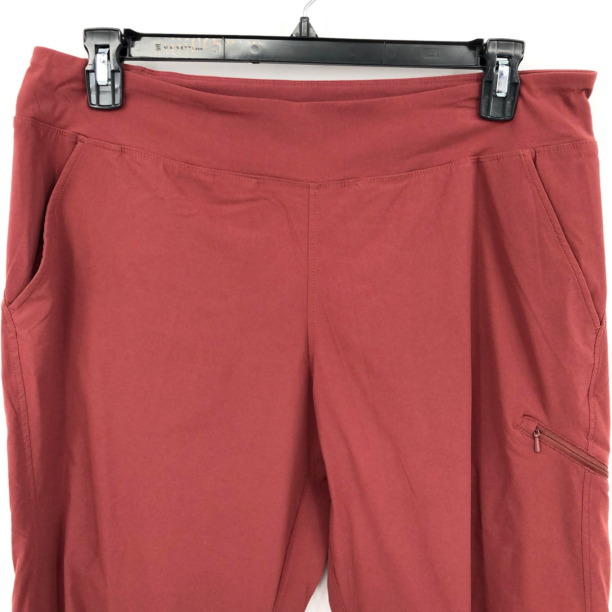 MOUNTAIN HARDWEAR Women's Dynama 2 Capri Pants XL Brick Red Pluot Hiking NWT
