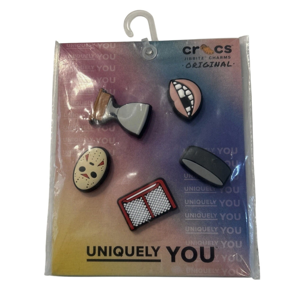 Crocs Jibbitz Hockey Fan Set Shoe Charms - 5 Pack - NWT