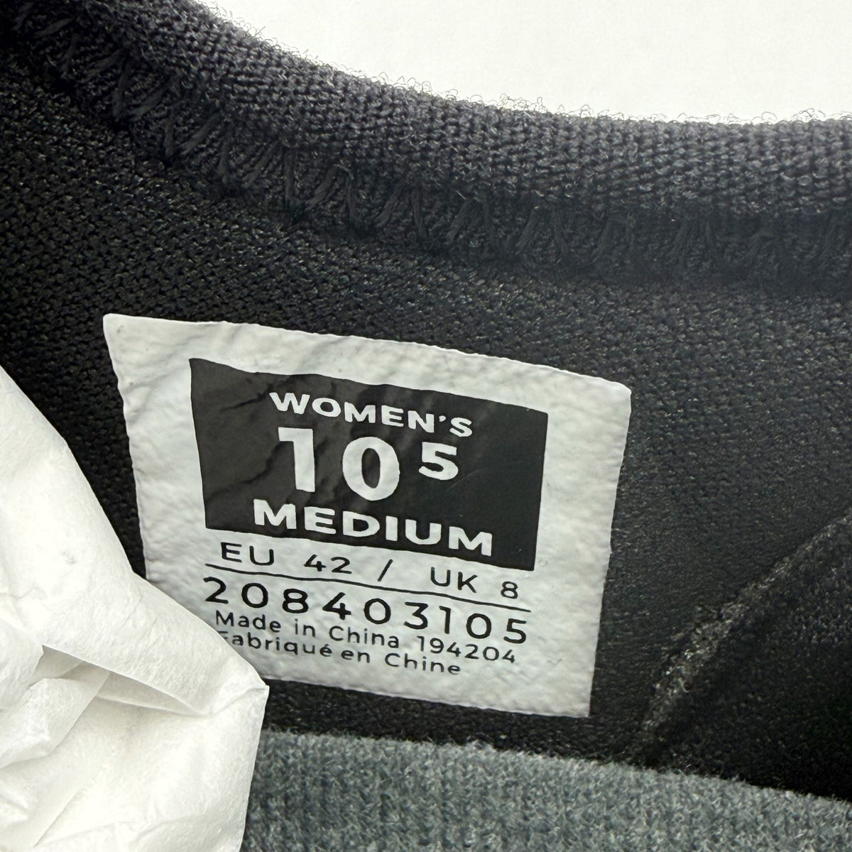 KURU Womens Stride Move Sneakers Size 10.5 M EU 42 Black White Athletic NWOB