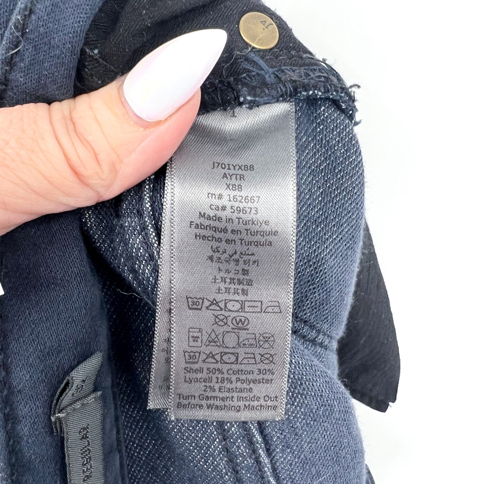 John Varvatos Mens J701 Weft Regular Fit Jeans 32x32 Dark Blue Denim NWT