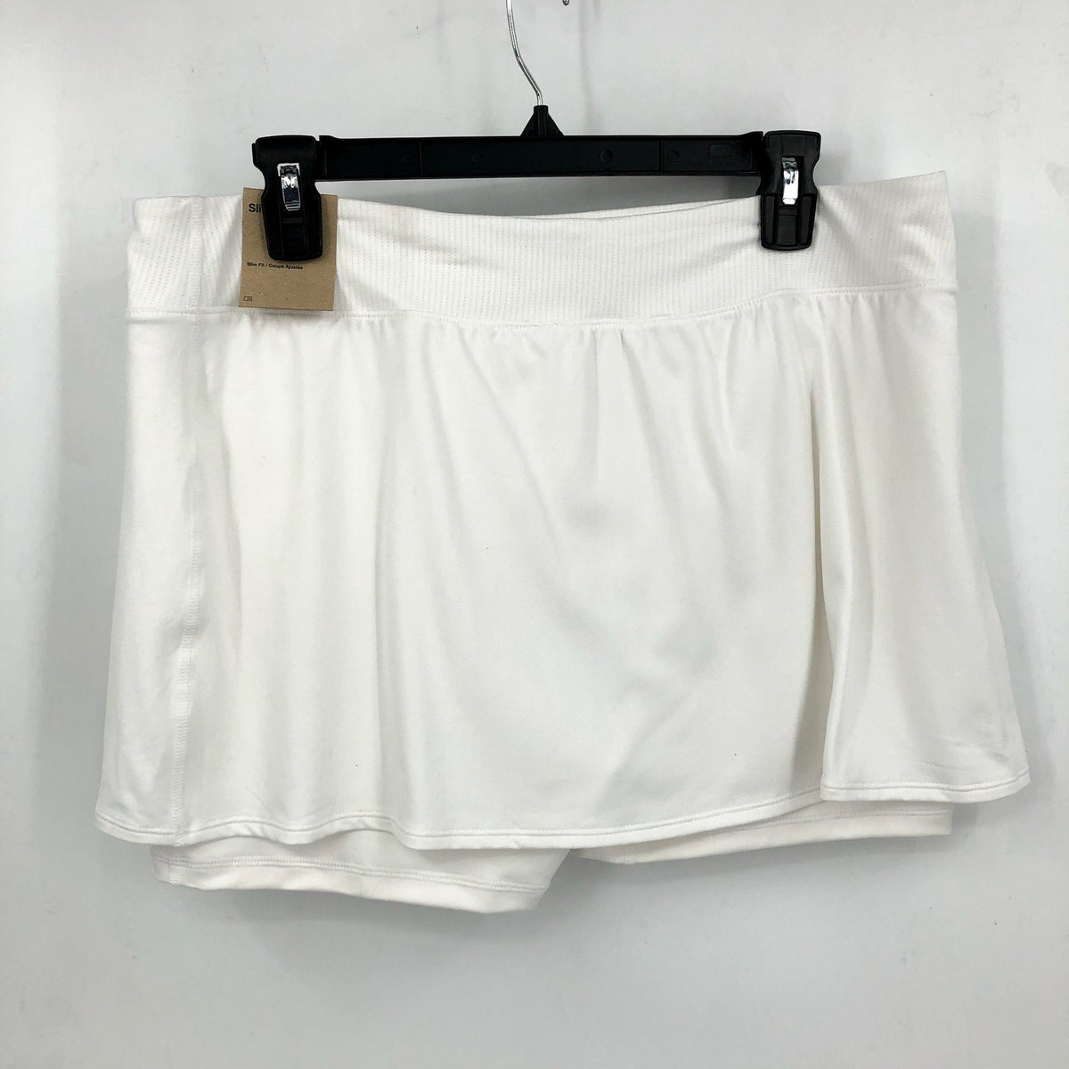 NIKE Women's Court Dri-FIT Victory Tennis Skort XL White Slim Fit NWT