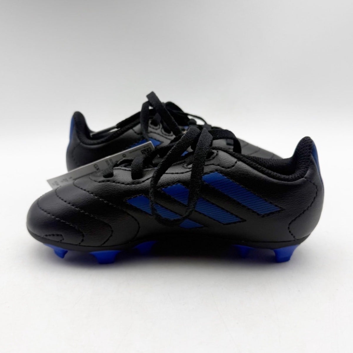 Adidas Youth Goletto VIII Firm Ground Soccer Cleats Size 10 Kids Black Blue NWOB