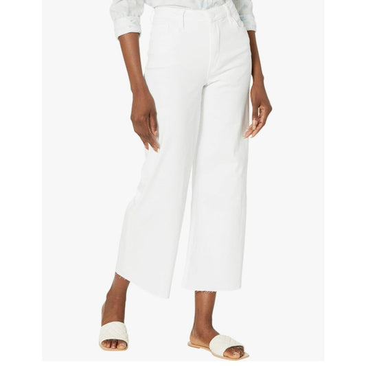 KUT FROM THE KLOTH Meg Wide Leg Jeans Size 10 Optic White High-Rise Fab AB NWT