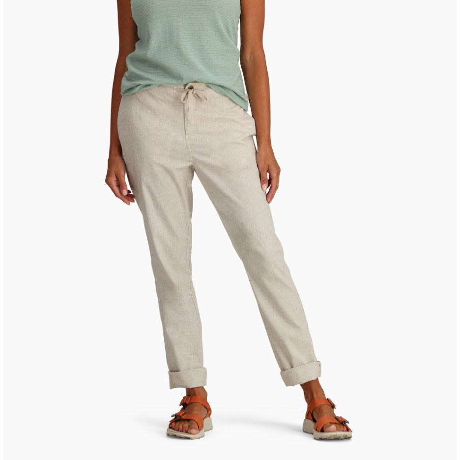 Royal Robbins Women's Hempline Tie Pants Size 4 Beige Drawstring NWT
