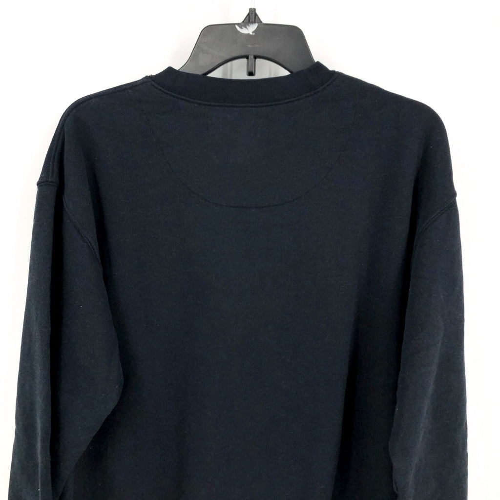 MADEWELL Woodland Reverse Crew Neck Sweatshirt Small True Black NK077 NWOT