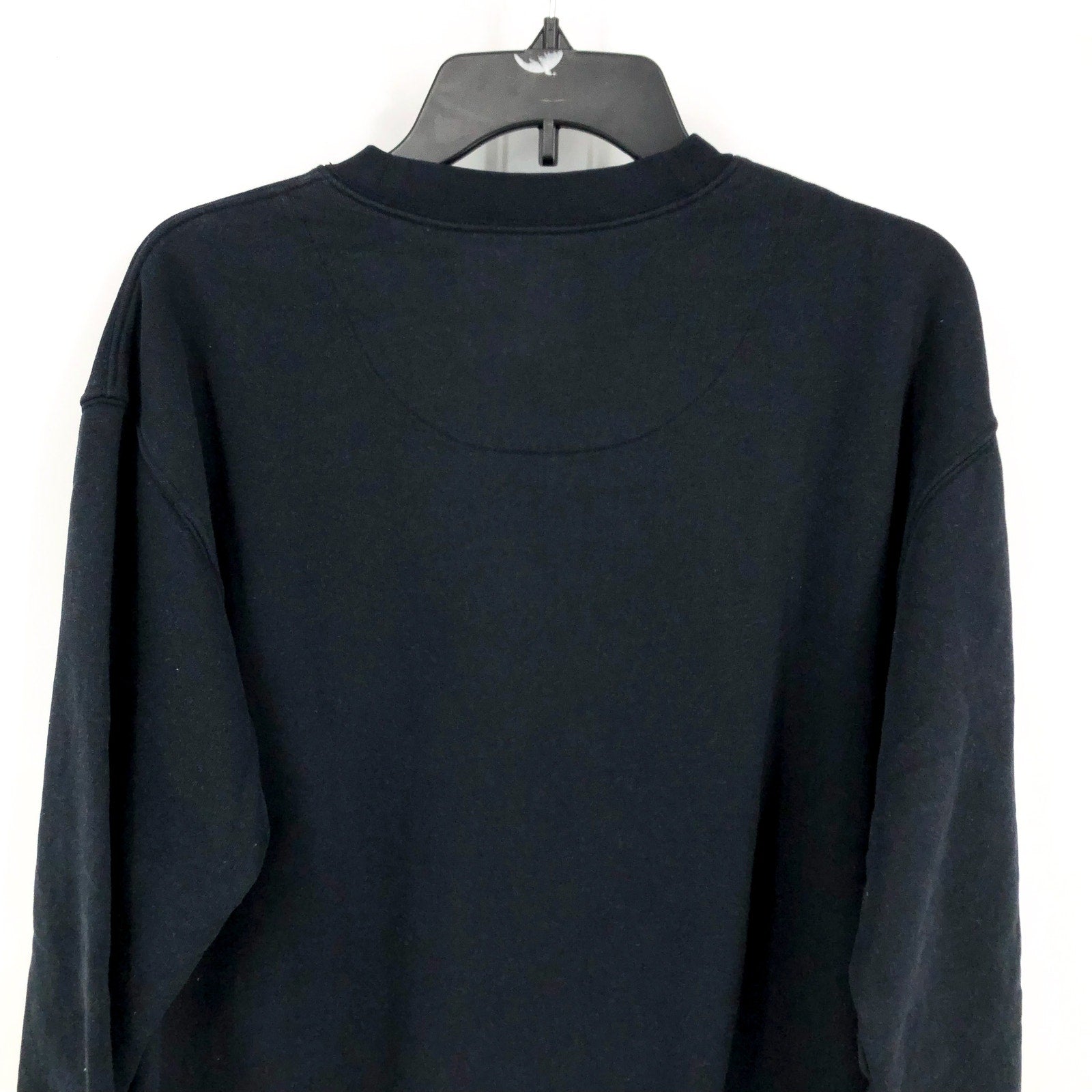 MADEWELL Woodland Reverse Crew Neck Sweatshirt Small True Black NK077 NWOT