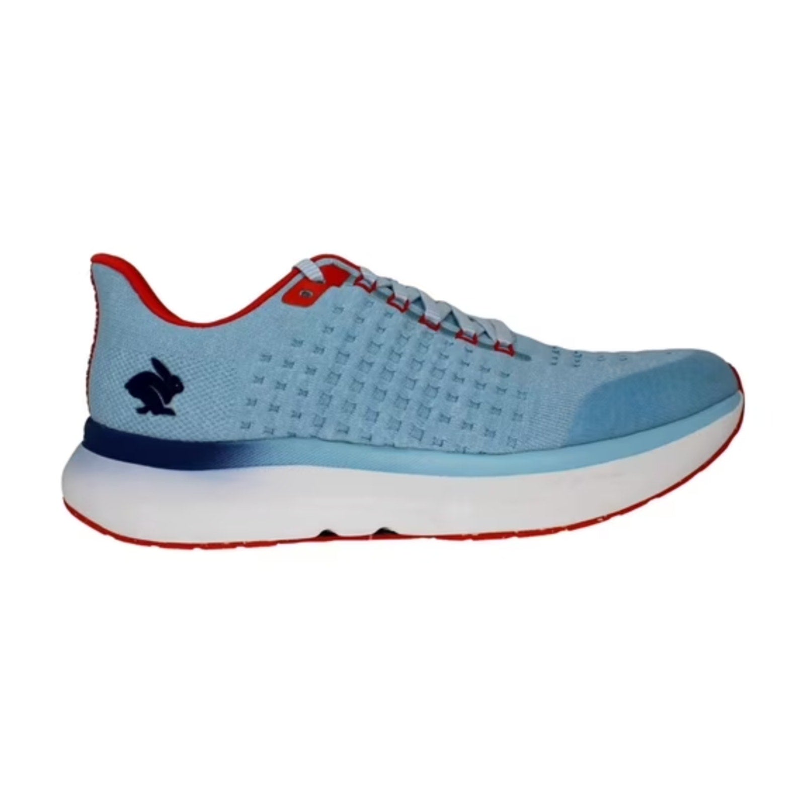 Rabbit Mens Dream Chaser Running Shoes Size 9.5 Crystal Blue White Athletic NIB
