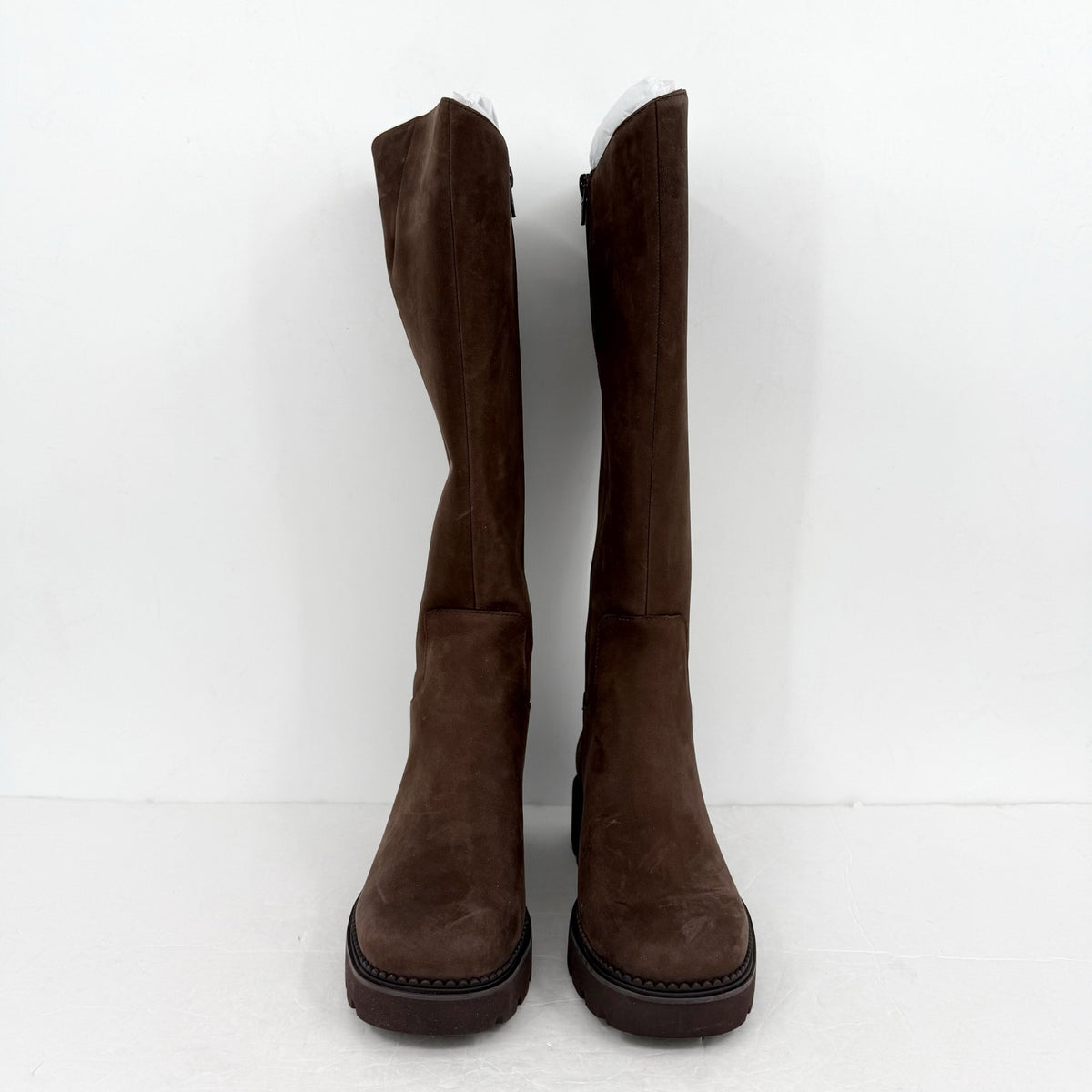 VIONIC Womens Fallbrook Knee High Boots Size 7.5 EU 38 Brown Leather NWOB