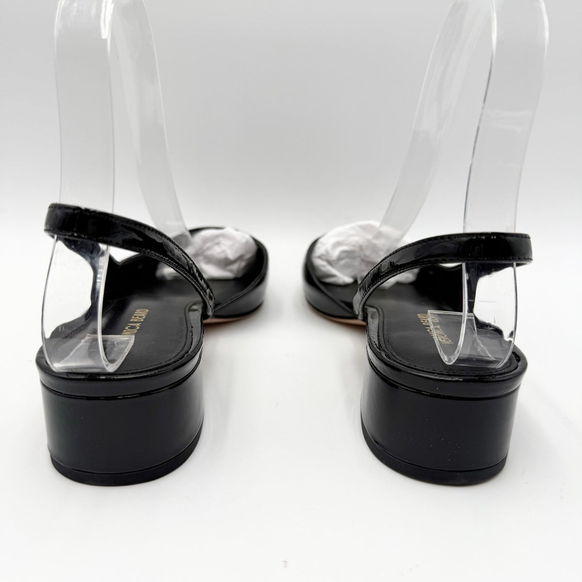 Veronica Beard Womens Cecile Cap Toe Slingback Heels Size 8 M Black Leather NIB