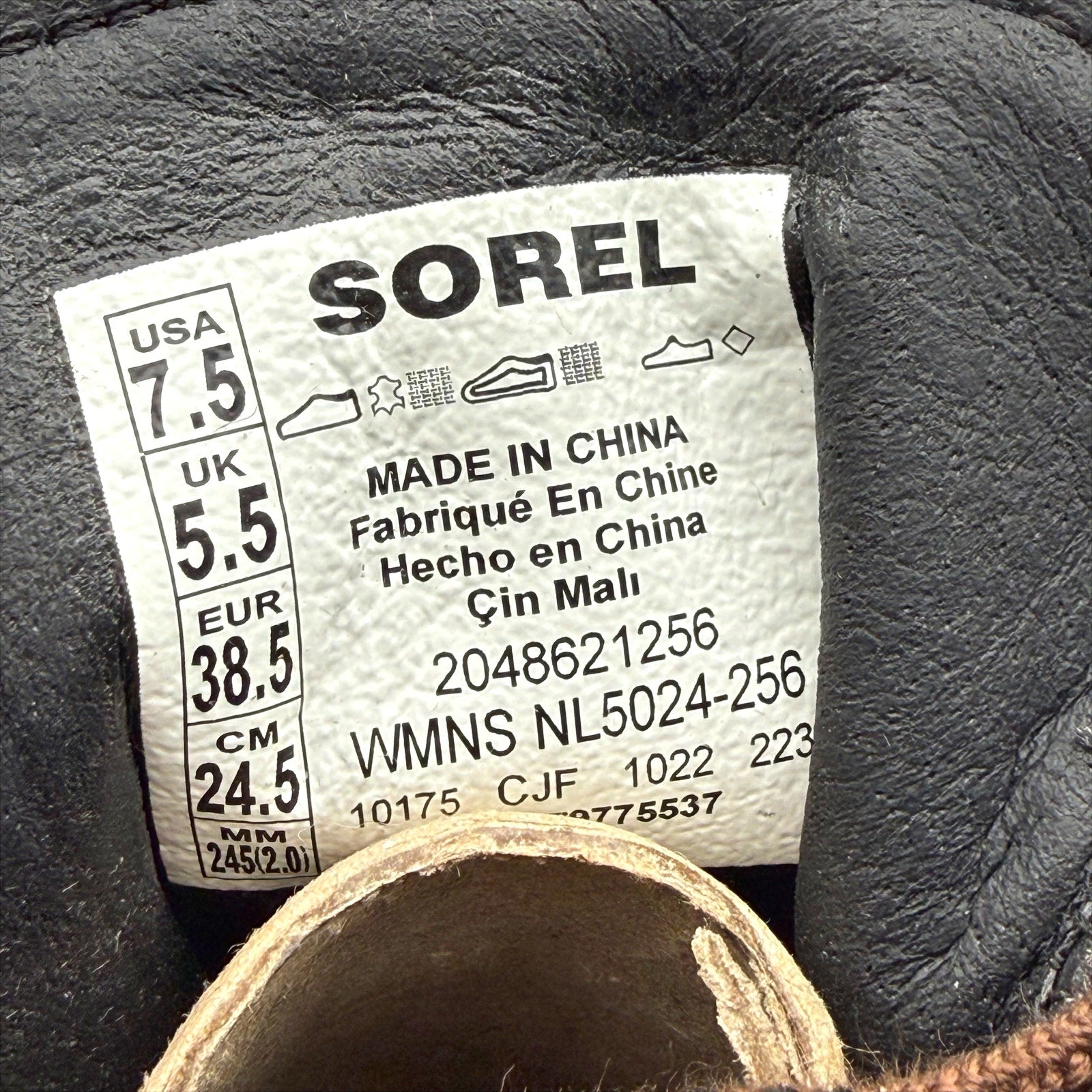Sorel Womens Evie ll NW Ankle Bootie US 7.5 EU 38.5 Tan Suede Waterproof NIB