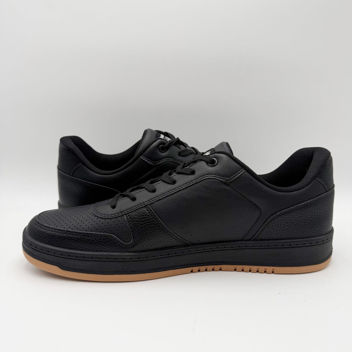 LEVIS Mens Drive Lo Casual Sneakers Size 12 EU 46 Black Faux Leather NIB