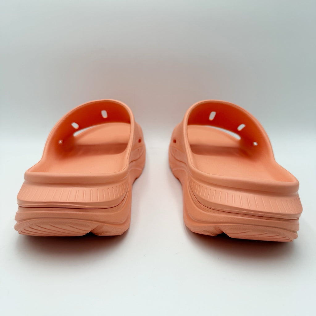 Hoka Mens ORA Recovery Slide 3 Sandals Size 12 Orange Papaya NWOB