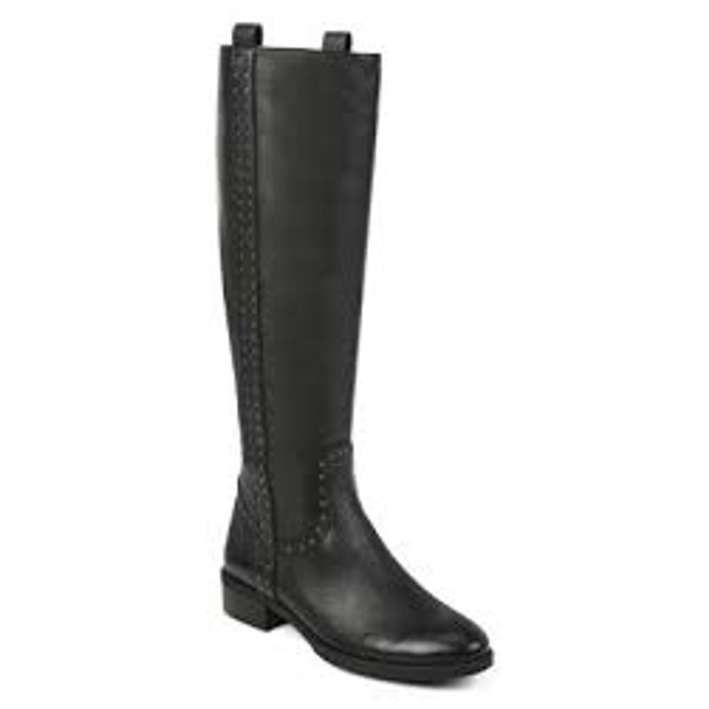 Sam Edelman Womens Prina 2 Knee High Boots 9.5 M WIDE CALF Black Leather NWOB
