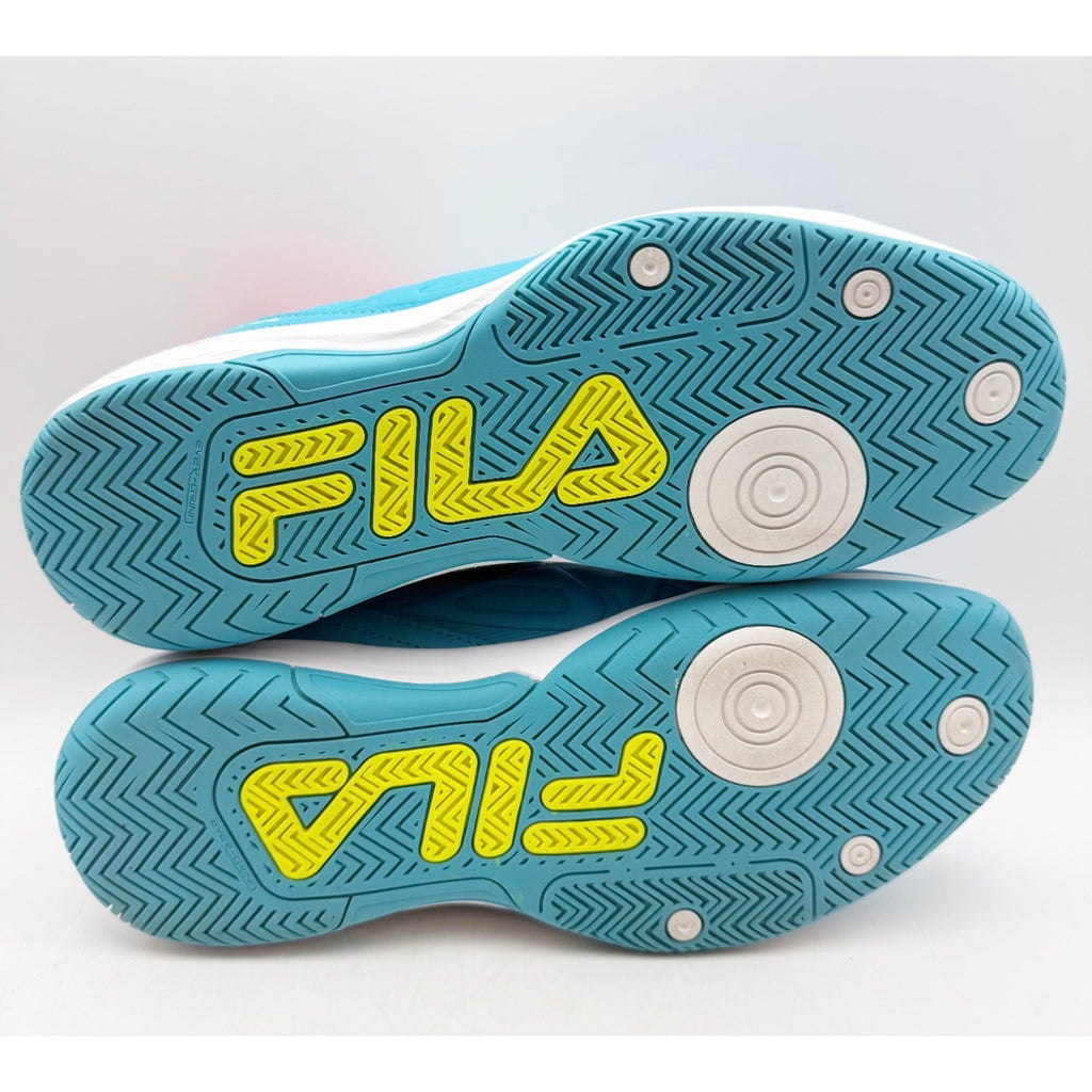 FILA Womens Double Bounce 3 Pickleball Athletic Shoes Size 7.5 Blue Pink NIB