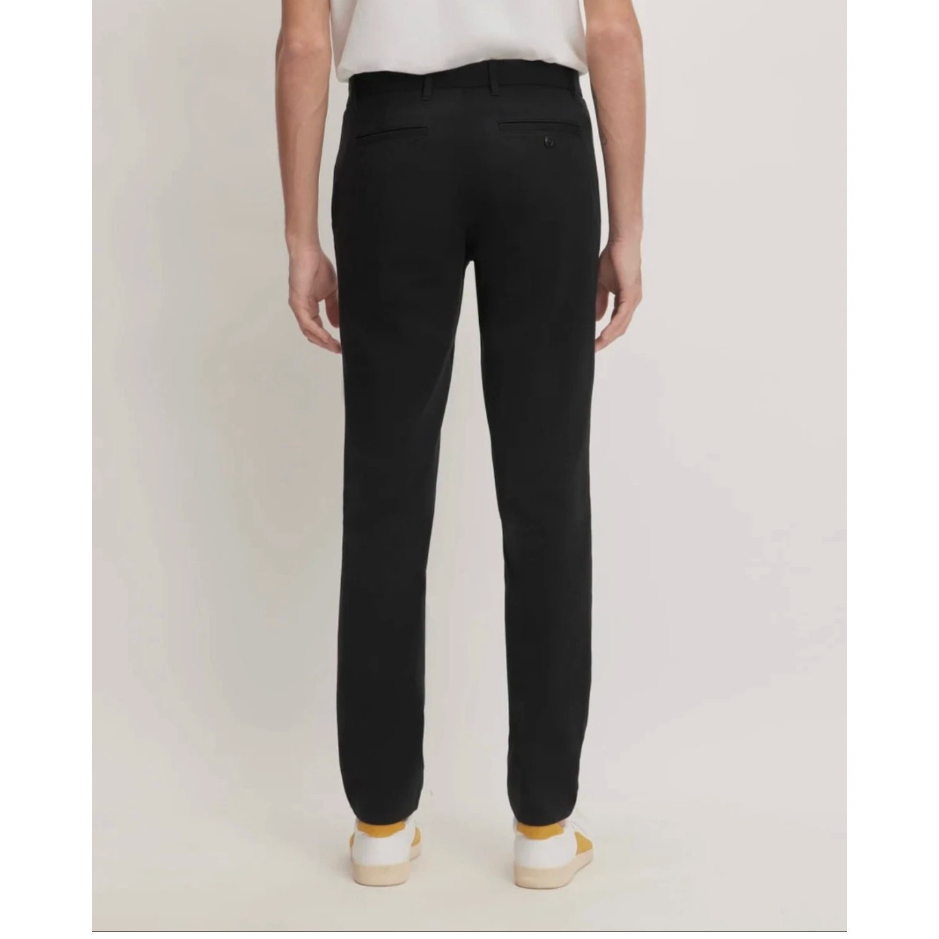 EVERLANE Uniform Mens Performance Chino Pants 28x30 Black Athletic Fit NWT