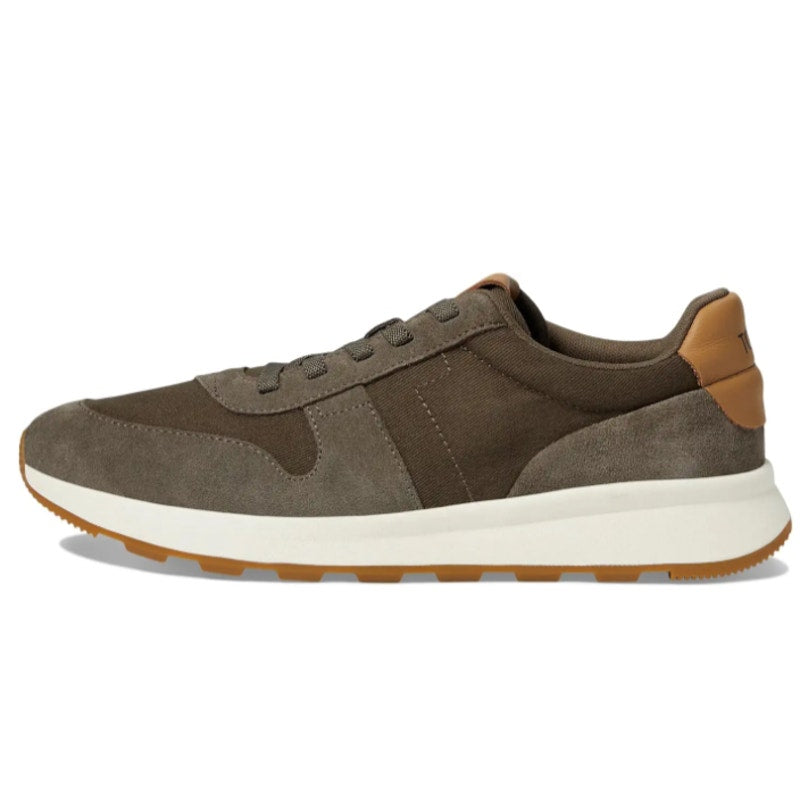 Toms Mens Travel Lite Retro Casual Sneakers Size 11 EU 44 Olive Brown Suede NIB