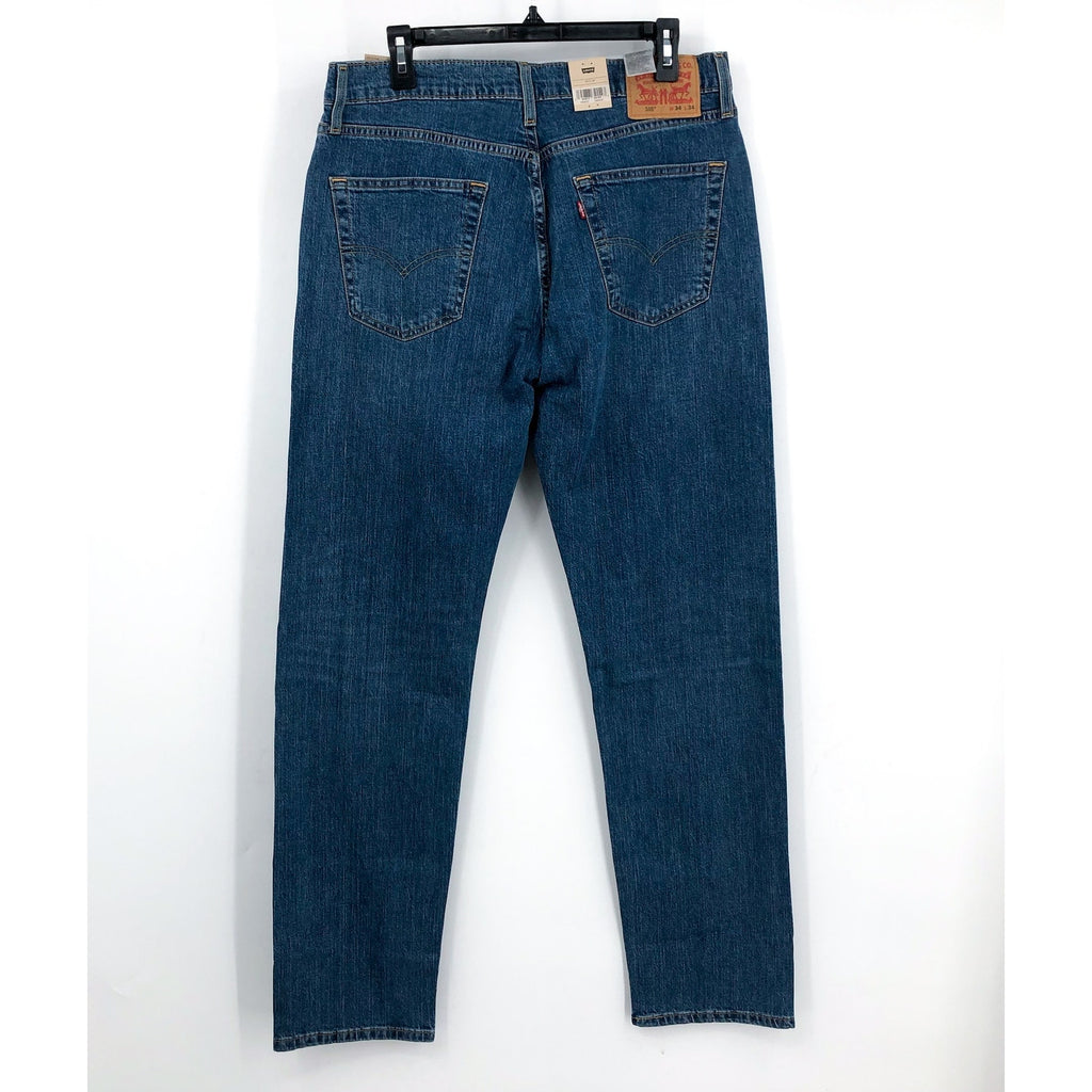 LEVI'S Men's 505 Regular Fit Jeans 34x34 Medium Blue Fremont NWT 00505-2217