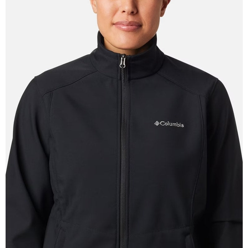 Columbia Womens Kruser Ridge Softshell Jacket XL Black Wind Water Resistant NWT