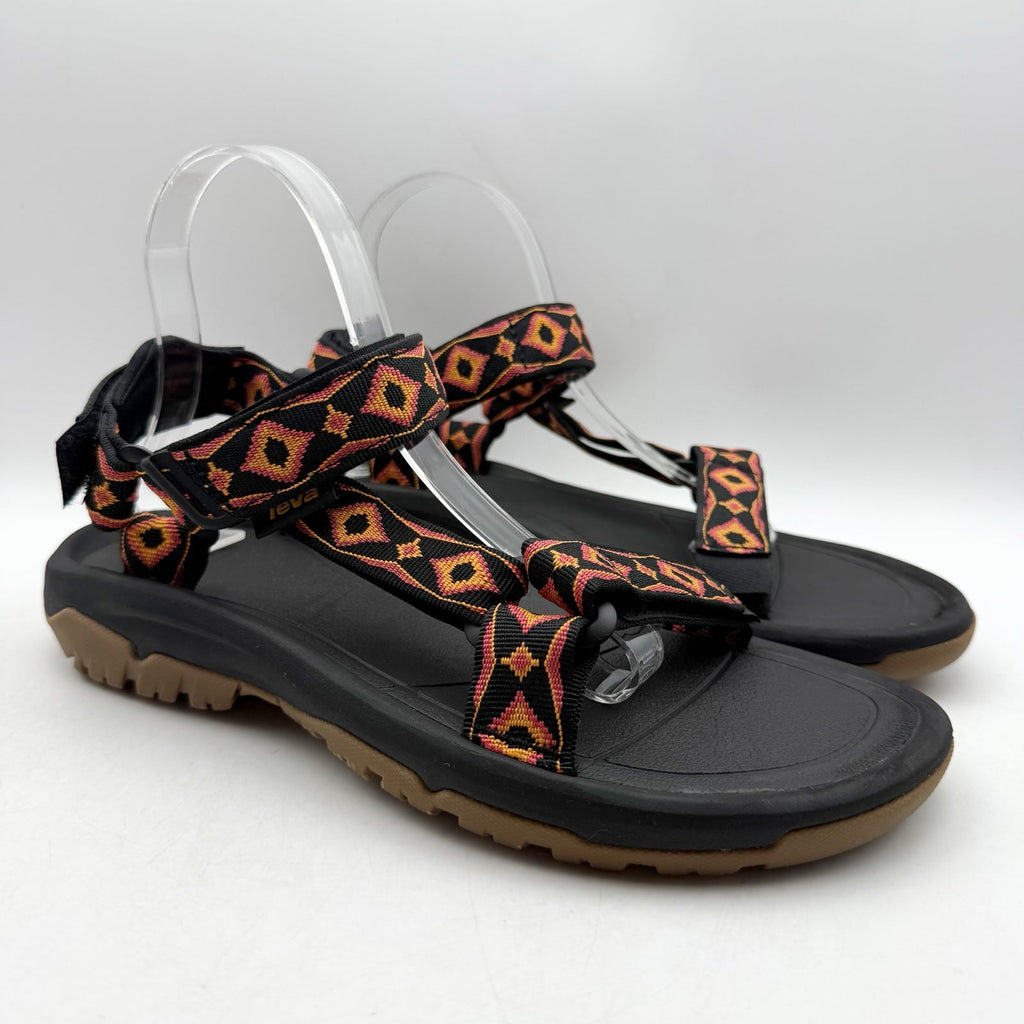Teva Mens Hurricane XLT2 Revive Sandals Size 12 EU 45.5 Orange Black NIB