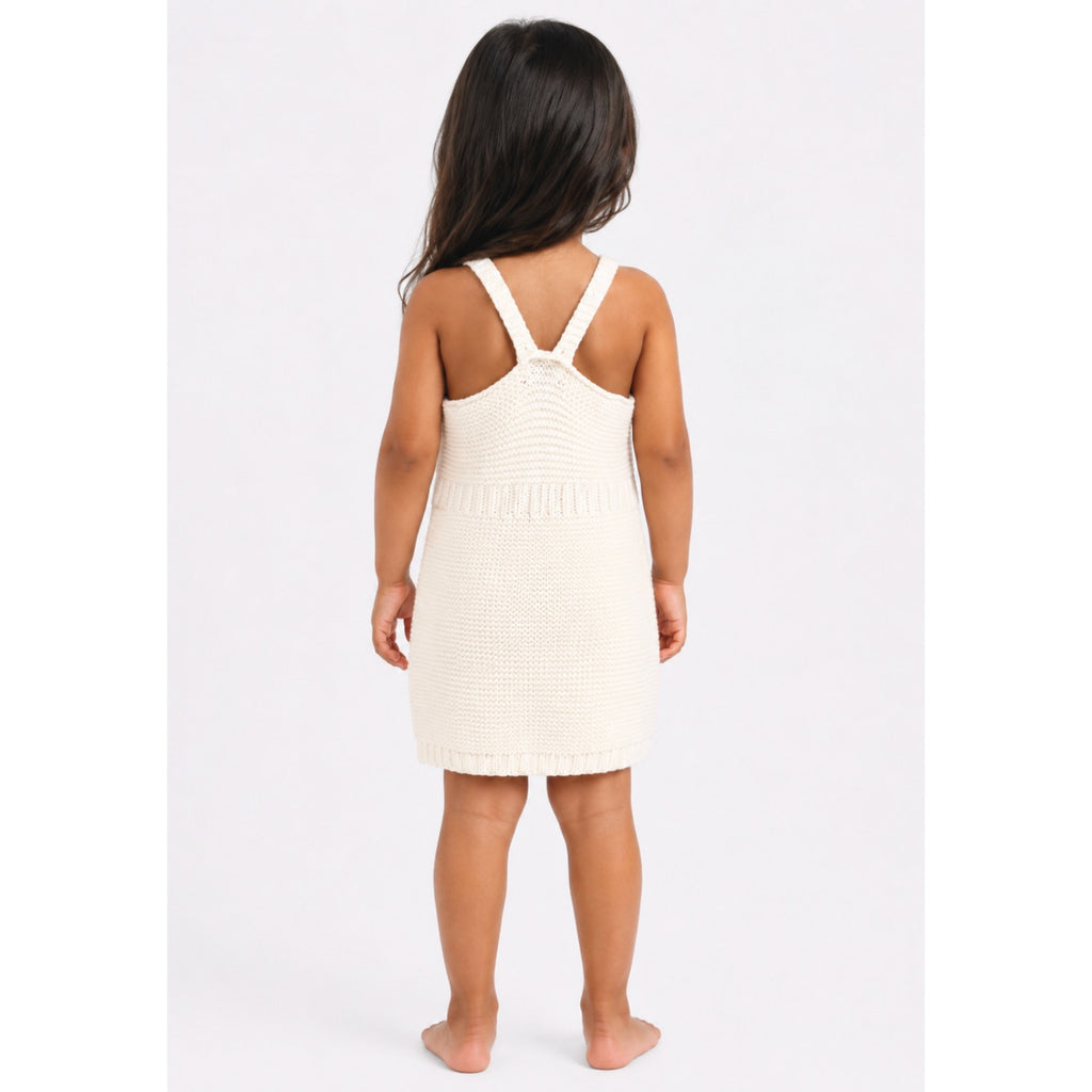 BARDOT JUNIOR Girls Andi Knit Dress Size 2T Orchid White Sleeveless NWT