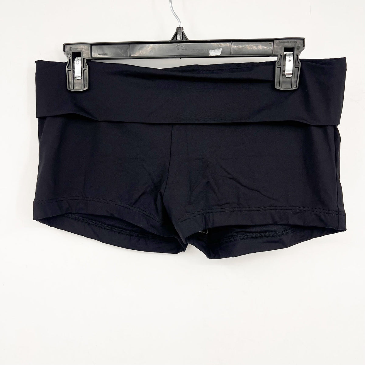 SEAFOLLY Women's Roll Top Boyleg Swim Bottom Size 10 Black NWT