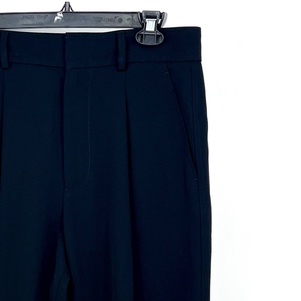EVERLANE Women's The Japanese GoWeave Way-High Tapered Pants Size 6 Black NWT
