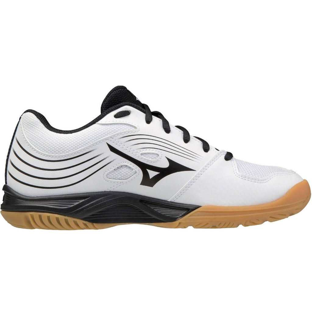 MIZUNO Womens Cyclone Speed 3 Volleyball Shoes Size 9 White Black Lace Up NWOB