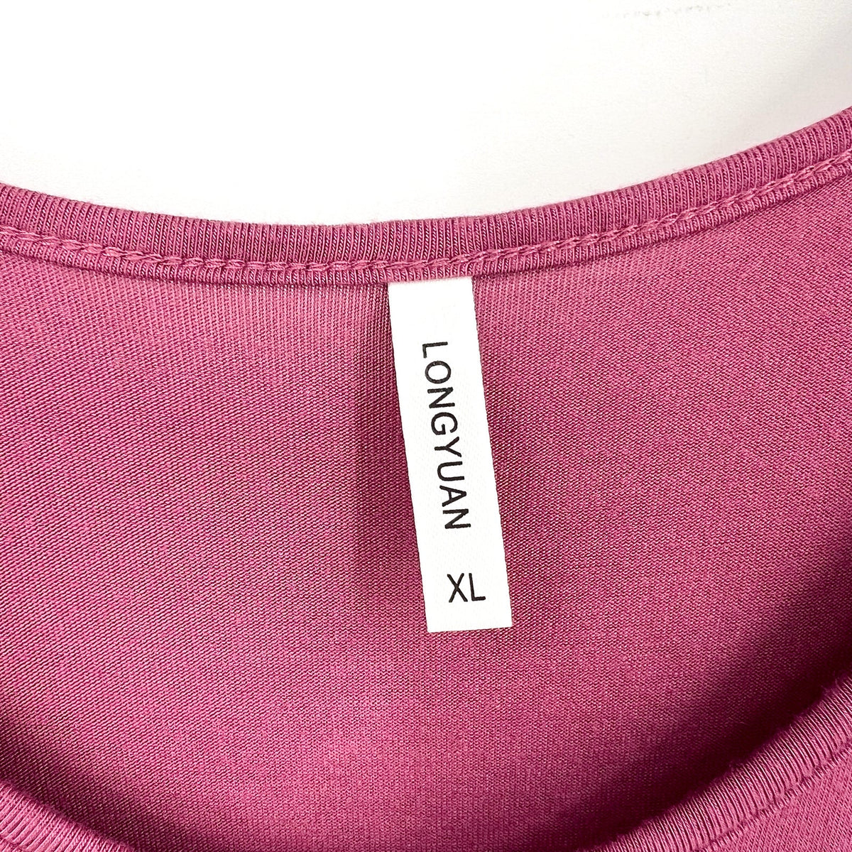 LONGYUAN Womens Stretchy Sun Tank Dress XL Purple Pockets NWOT