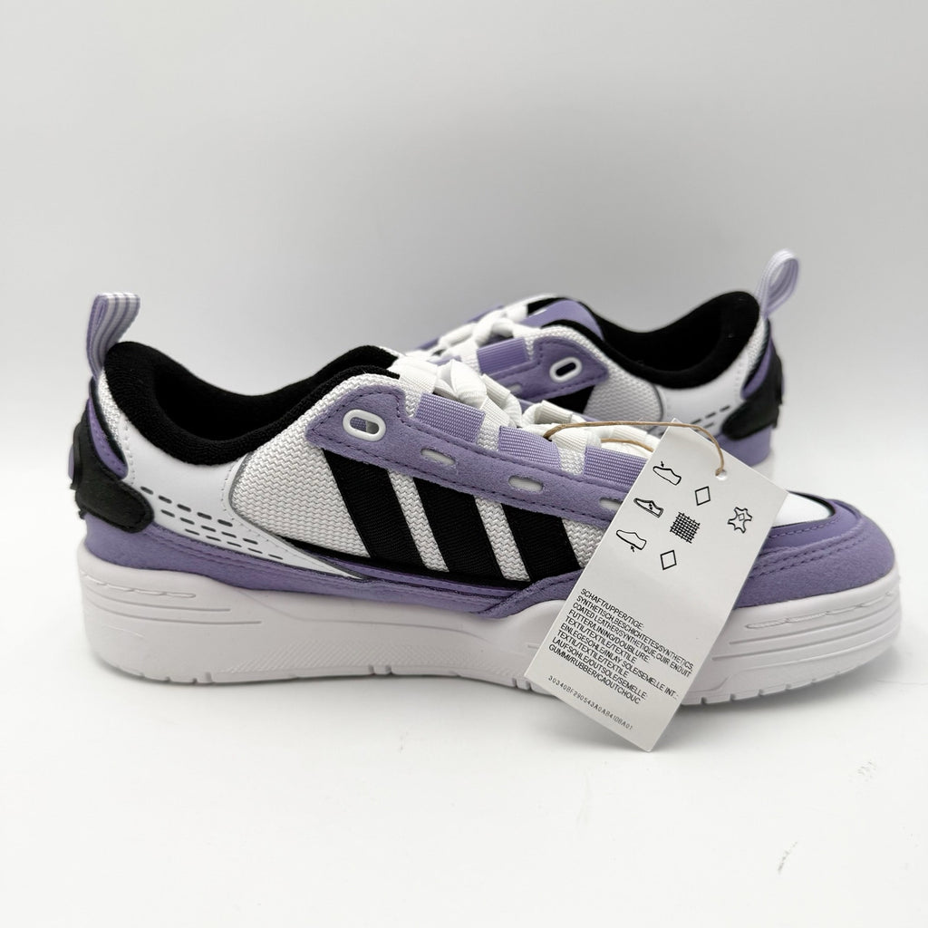 Adidas Originals Big Kids Adi2000 Sneakers Size 5 Purple White Leather NWT