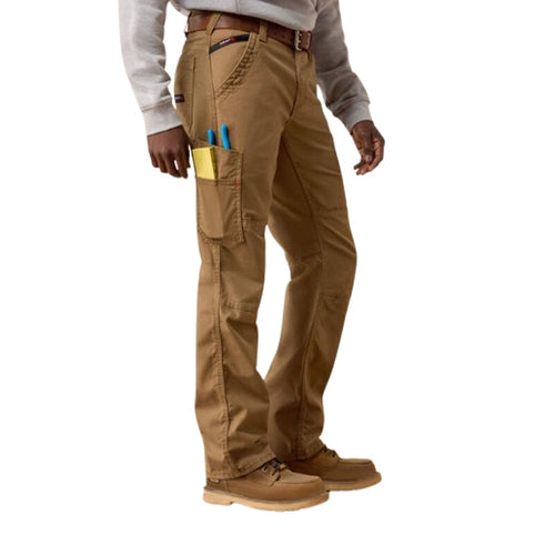 ARIAT Men FR M5 Stretch DuraLight Stackable Straight Pants 32x30 Field Khaki NWT