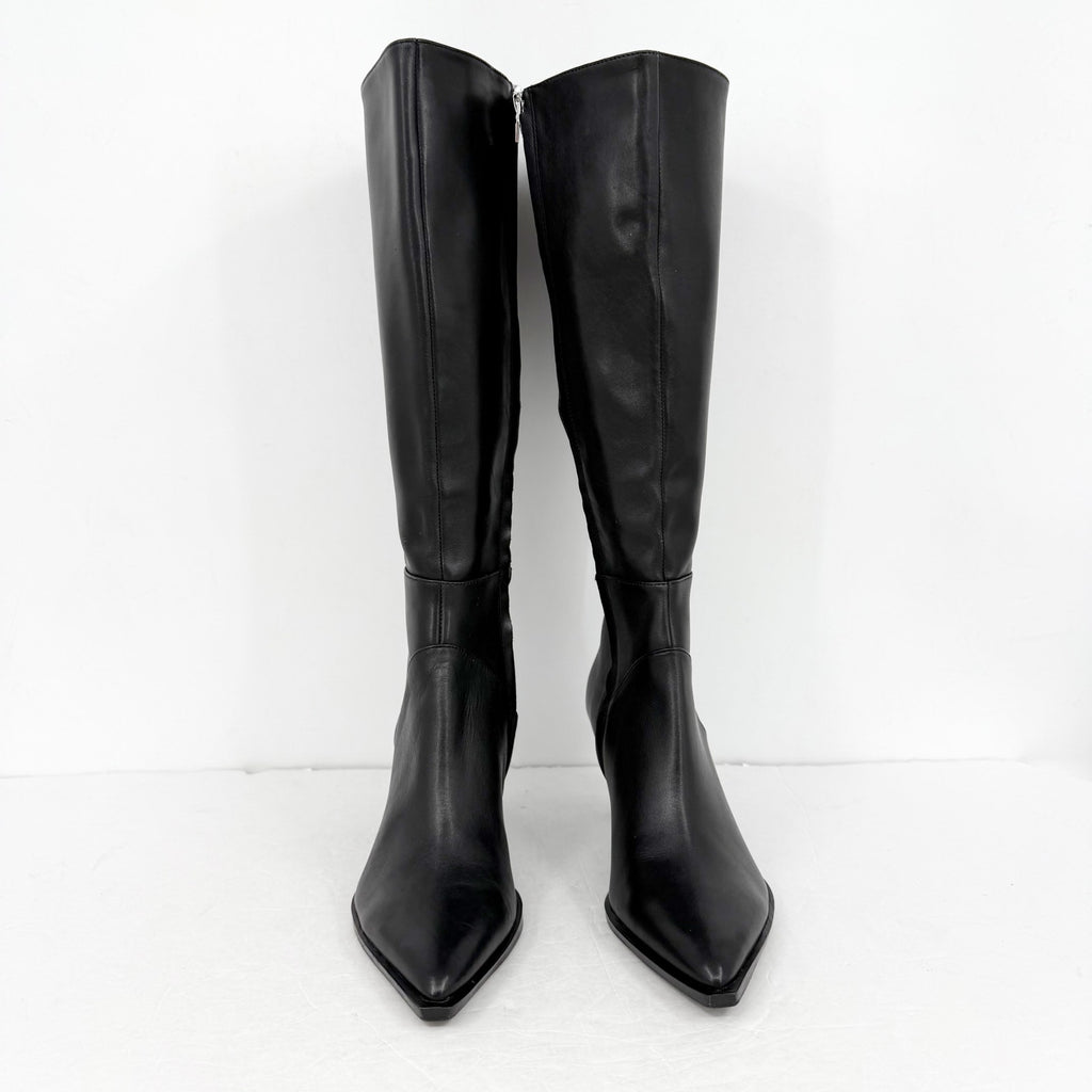 Dolce Vita Womens Ashton Knee High Boots Size 10 M EU 40.5 Black Leather NWOB