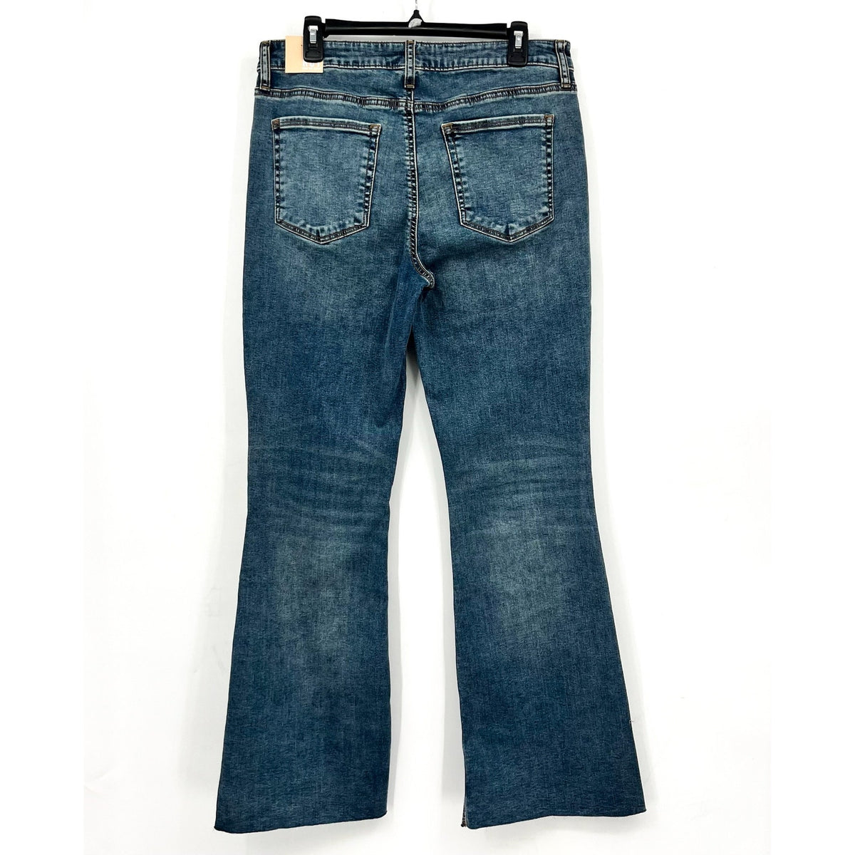KUT FROM THE KLOTH Stella Fab Ab Flare Jeans Size 12 Blue Debonairly NWT