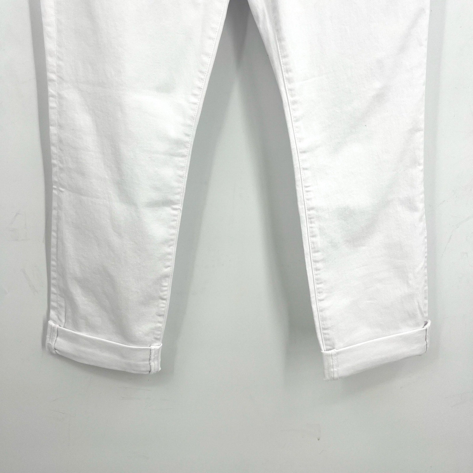KUT FROM THE KLOTH Womens Catherine Boyfriend Jeans Size 10 Optic White NWT