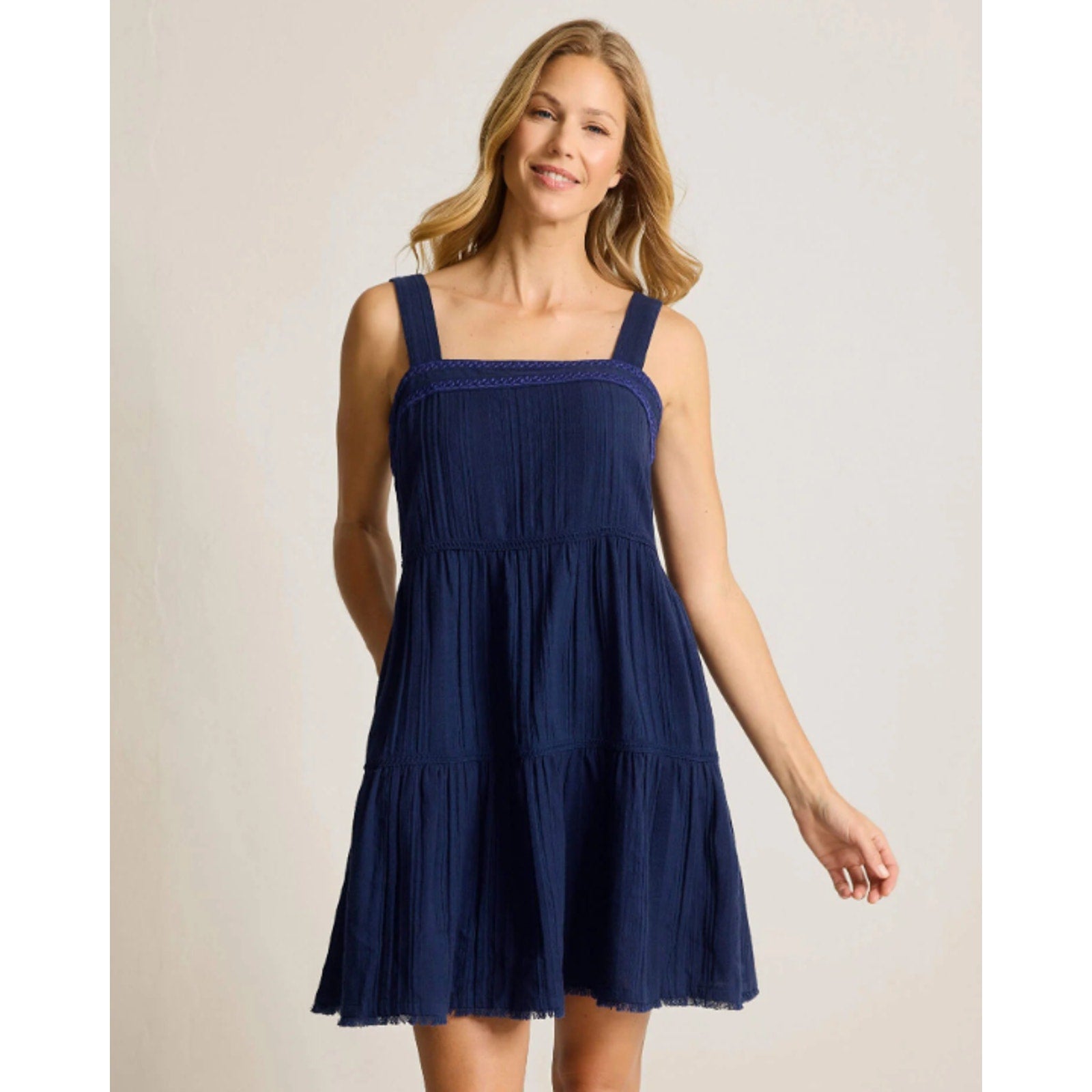 TOMMY BAHAMA Women's Mykonos Sundress XS Mare Navy Blue Cover Up NWT