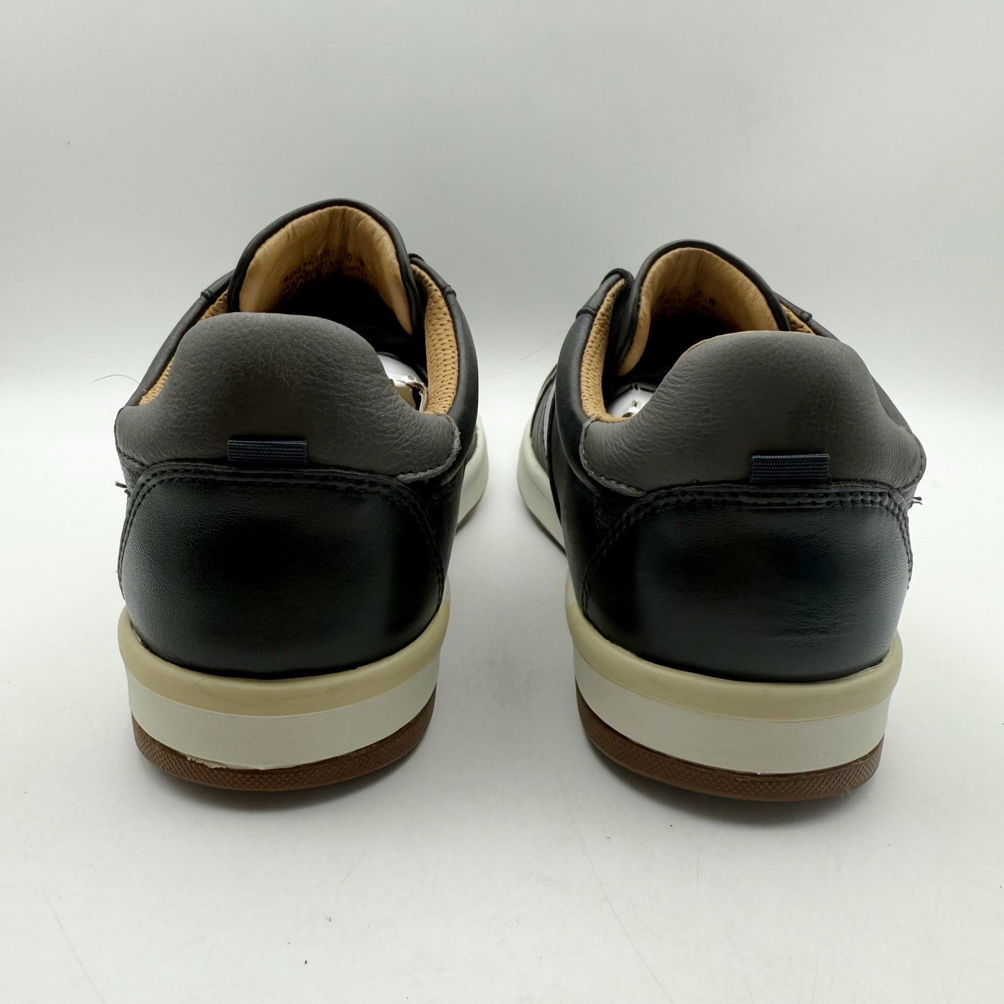 Florsheim Mens Crossover Lace to Toe Sneakers US 10.5 M Black Leather NIB